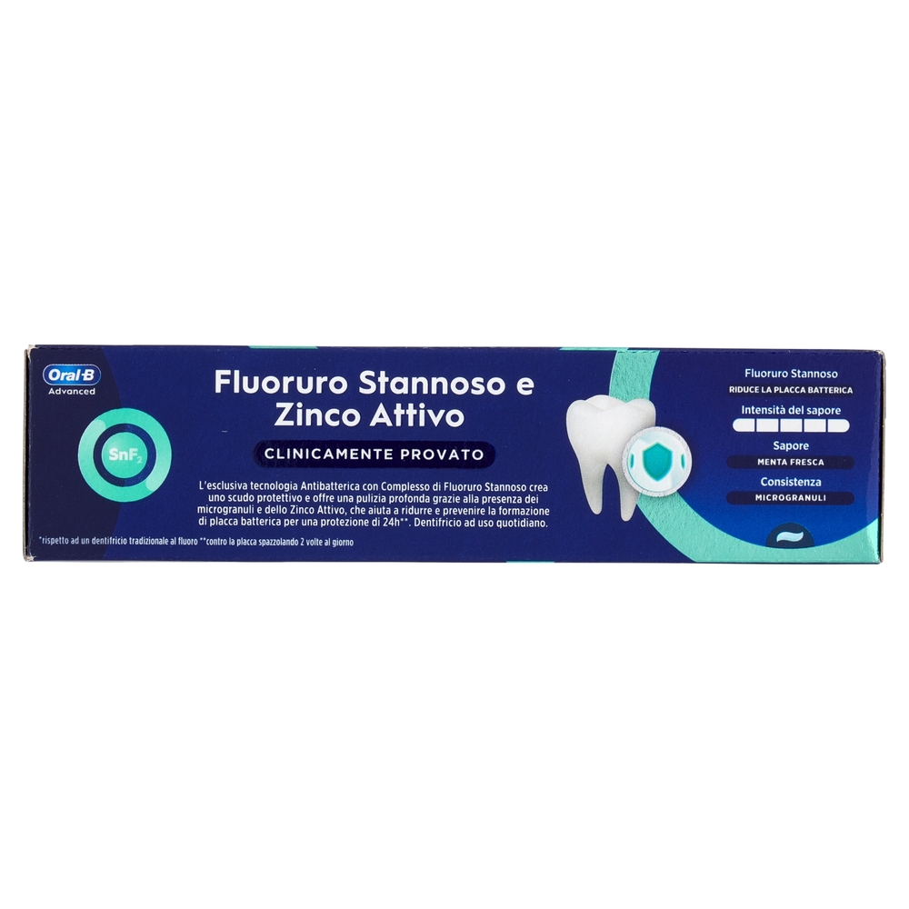 Oral-B Advanced Dentifricio Prevenzione Tartaro Microgranuli Attivi 75 ml